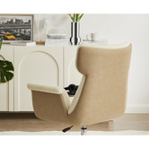 Nordic House Thomas Upholstered Office Chair