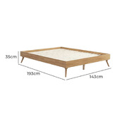 Nordic House Natural Case Bed Base