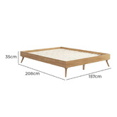 Nordic House Natural Case Bed Base