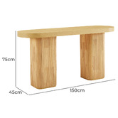 Nordic House Shantelle Console Table