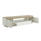 Nordic House 180cm Tia White TV Unit