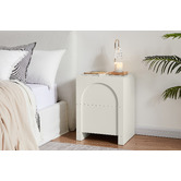 Nordic House Dome Wooden Bedside Table