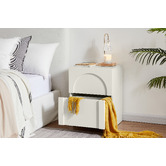 Nordic House Dome Wooden Bedside Table
