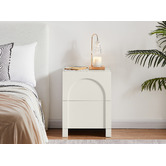 Nordic House Dome Wooden Bedside Table