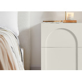 Nordic House Dome Wooden Bedside Table