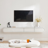 Nordic House Oliver Wall-Mounted TV Unit