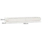 Nordic House Oliver Wall-Mounted TV Unit