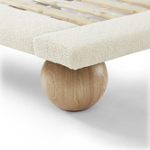 Nordic House Telma Boucle Bed Base