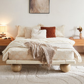 Nordic House Telma Boucle Bed Base