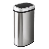 Grafton Home Goods Silver Stainless Steel Auto-Sensor Rubbish Bin