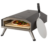 Grafton Home Goods 4 Piece Black Gas-Fired Pizza Oven Set
