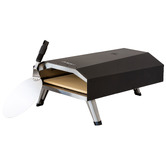Grafton Home Goods 4 Piece Black Gas-Fired Pizza Oven Set