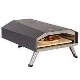 Grafton Home Goods 4 Piece Black Gas-Fired Pizza Oven Set
