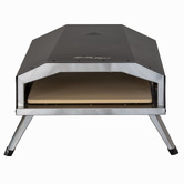 Grafton Home Goods 4 Piece Black Gas-Fired Pizza Oven Set