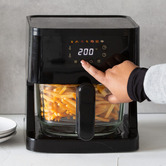 Grafton Home Goods Black Kyraen 5L Glass Digital Air Fryer