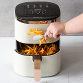 Grafton Home Goods Cream &amp; Copper Healthy Choice 7L Digital Air Fryer