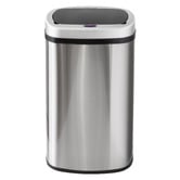 Grafton Home Goods Silver Stainless Steel Auto-Sensor Rubbish Bin