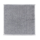 L &amp; M Home Grey &amp; White Tweed Cotton Bathroom Towel
