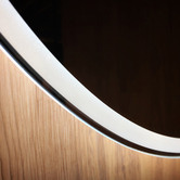 Luxe View Co Harvie Round LED Mirror