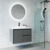 Luxe View Co Harvie Round LED Mirror