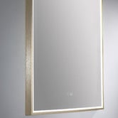 Luxe View Co Arch Aluminium LED Mirror with Demister