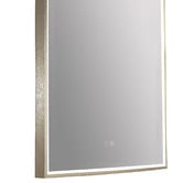 Luxe View Co Arch Aluminium LED Mirror with Demister