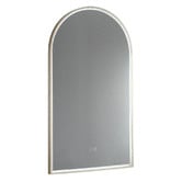 Luxe View Co Arch Aluminium LED Mirror with Demister