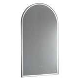 Luxe View Co Arch Aluminium LED Mirror with Demister