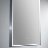 Luxe View Co Arch Aluminium LED Mirror with Demister