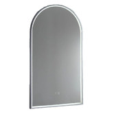 Luxe View Co Arch Aluminium LED Mirror with Demister