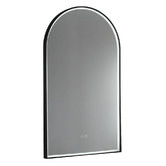 Luxe View Co Arch Aluminium LED Mirror with Demister