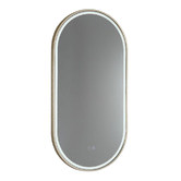 Luxe View Co Gatsby 91cm Aluminium LED Mirror with Demister