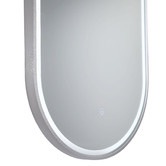 Luxe View Co Gatsby 91cm Aluminium LED Mirror with Demister