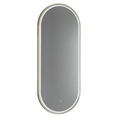 Luxe View Co Gatsby 121cm Aluminium LED Mirror with Demister