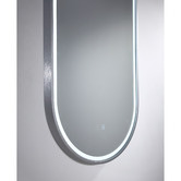 Luxe View Co Gatsby 121cm Aluminium LED Mirror with Demister