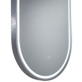 Luxe View Co Gatsby 121cm Aluminium LED Mirror with Demister