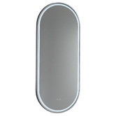 Luxe View Co Gatsby 121cm Aluminium LED Mirror with Demister