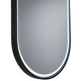 Luxe View Co Gatsby 121cm Aluminium LED Mirror with Demister