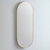 Luxe View Co Modern 121cm Oblong Aluminium Wall Mirror