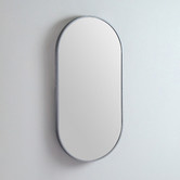 Luxe View Co Modern 91cm Oblong Aluminium Wall Mirror