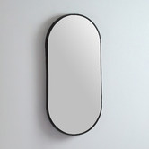 Luxe View Co Modern 91cm Oblong Aluminium Wall Mirror