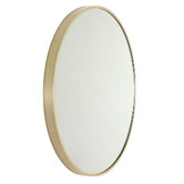 Luxe View Co Modern 80cm Round Aluminium Wall Mirror