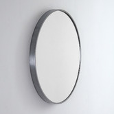 Luxe View Co Modern 80cm Round Aluminium Wall Mirror