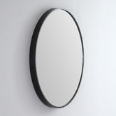 Luxe View Co Modern 80cm Round Aluminium Wall Mirror