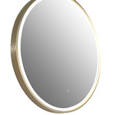 Luxe View Co Sphere 81cm Aluminium LED Mirror