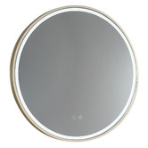 Luxe View Co Sphere 81cm Aluminium LED Mirror with Demister