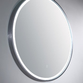 Luxe View Co Sphere 81cm Aluminium LED Mirror