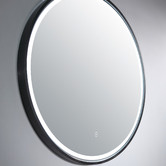 Luxe View Co Sphere 81cm Aluminium LED Mirror