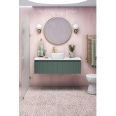 Luxe View Co Modern 80cm Round Aluminium Wall Mirror