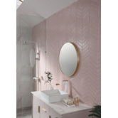 Luxe View Co Modern 80cm Round Aluminium Wall Mirror
